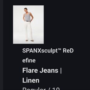 New Spanx Brand Redefined Flair Jeans